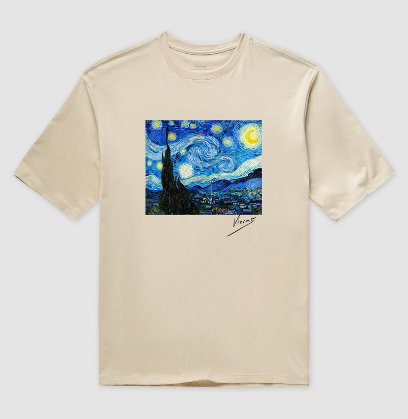 A Noite Estrelada (1889) V2 - Van Gogh