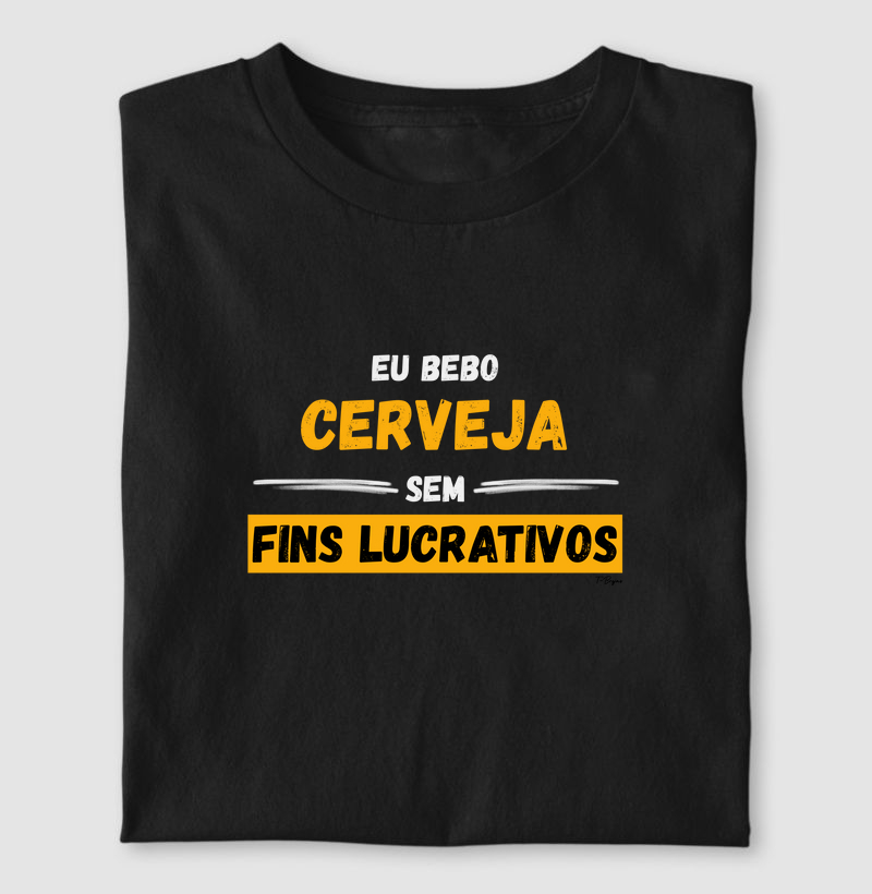 Eu bebo cerveja sem fins lucrativos