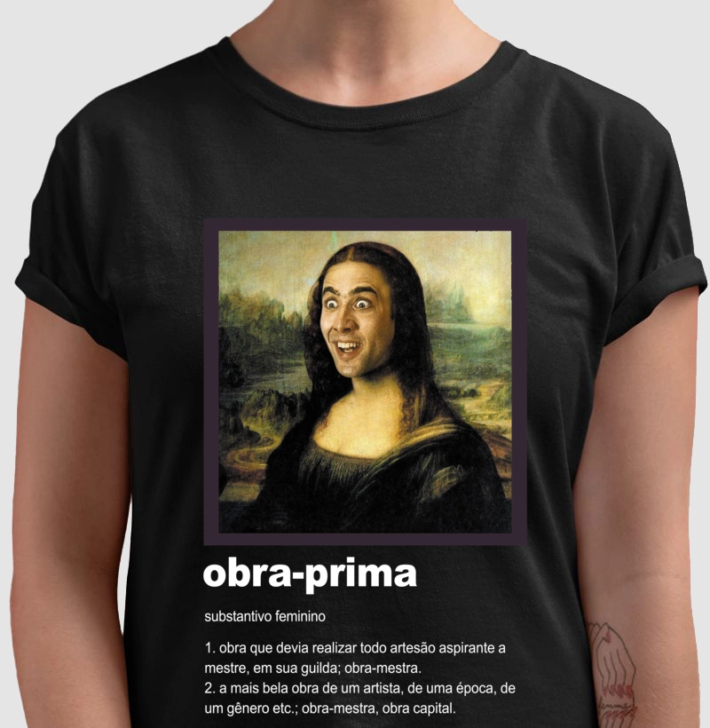 Camiseta Refiews Cage Obra-Prima