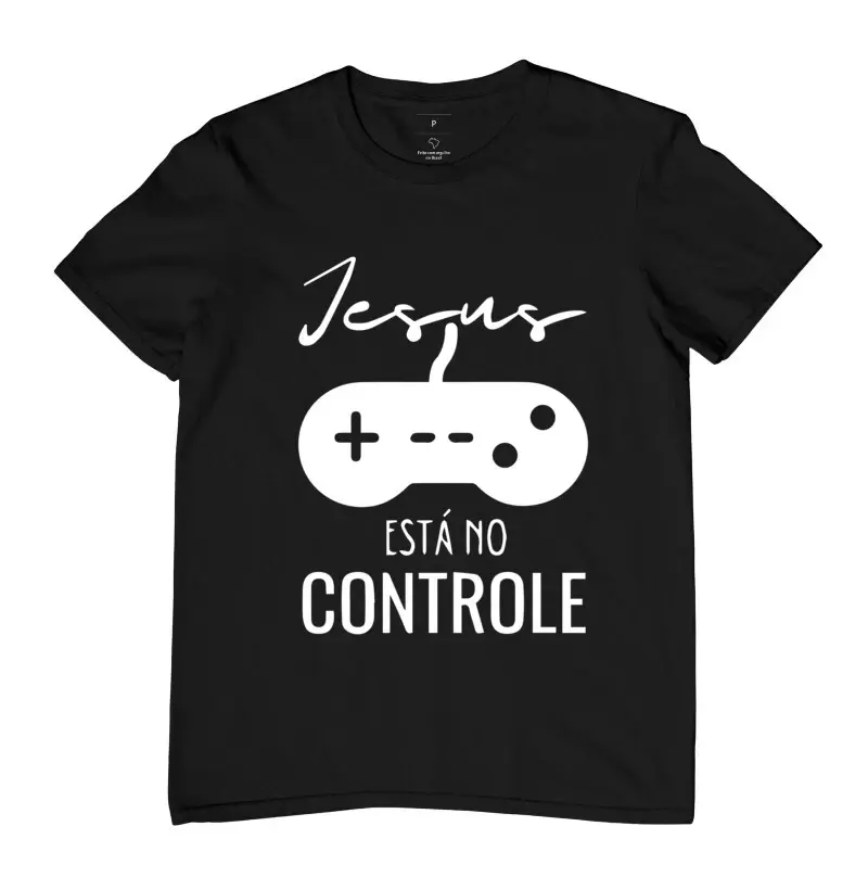 Camiseta Jesus no Controle