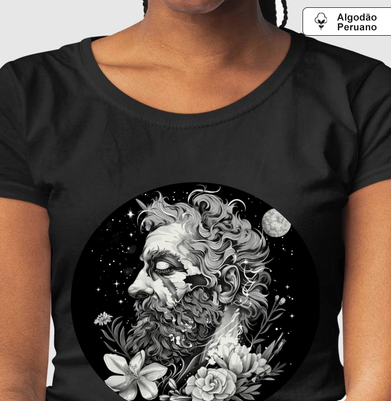 Camiseta Algodão Peruano Strange Flowers