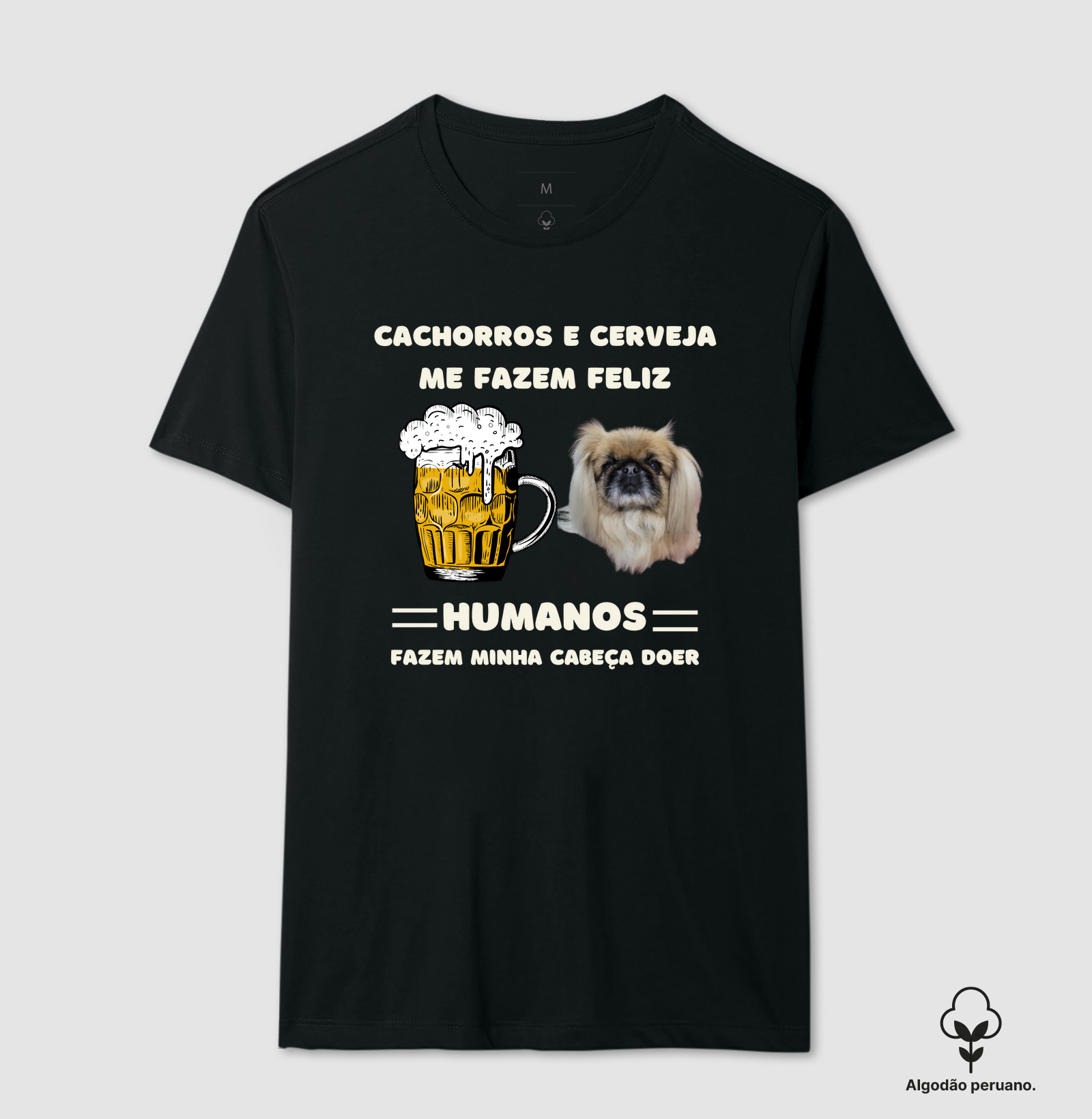Meg e Cerveja me fazem feliz 