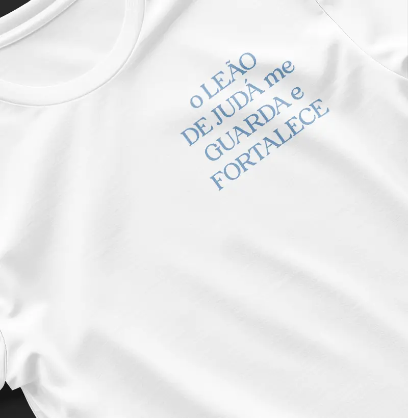 Blusa O Leão de Judá me guarda e Fortalece