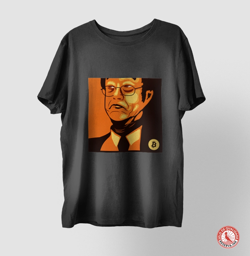 T Shirt Pintura Satoshi Nakamoto