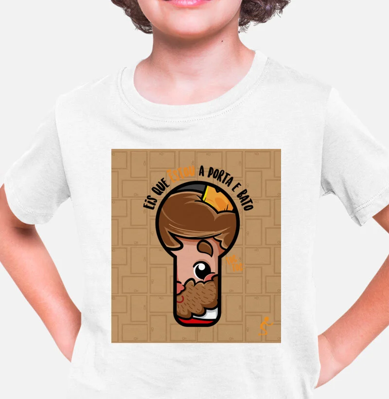 Camiseta Infantil Jesus quer entrar