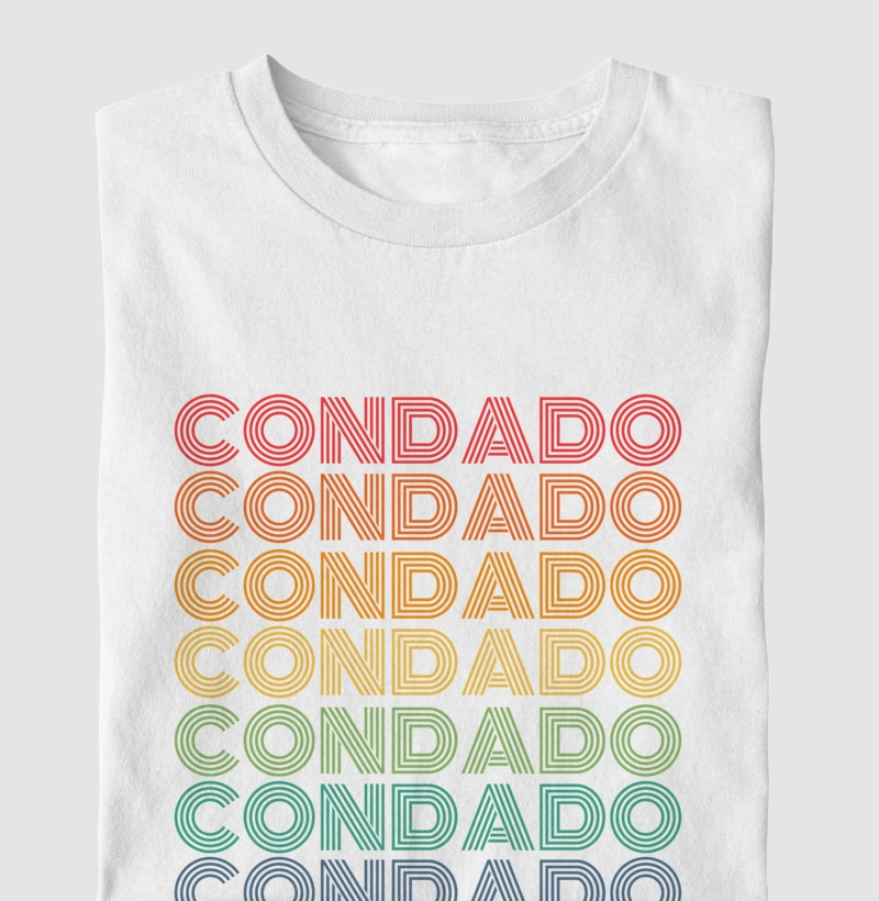 Condado Letreiro Retrô