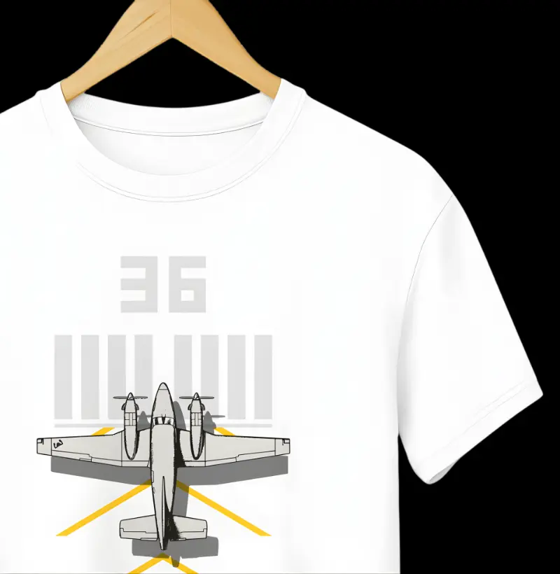 King Air C90 Landing