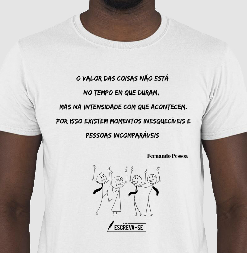 Fernando Pessoa - O valor das coisas não está no tempo em que elas duram, mas na intensidade com que aconteceram. 