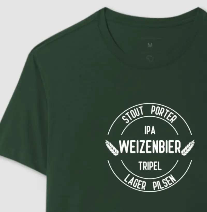 Pilsen, Sout, Tripel, Porter, Weizenbier, Lager.
