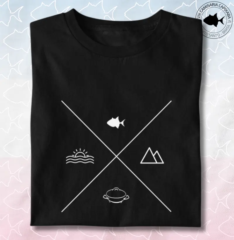 Ícones do Espírito Santo, Praia, Montanha e Moqueca - #28457