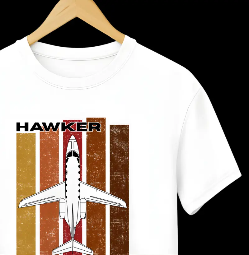 Vintage Hawker 400 - Top View