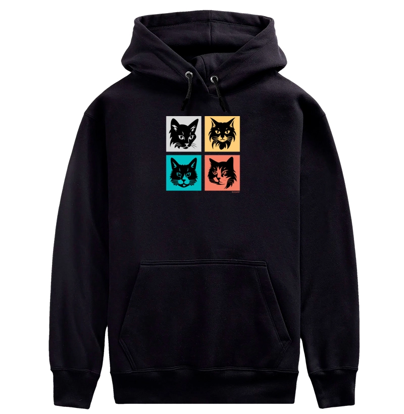 #54 - Quadrinhos Silhueta Gatos