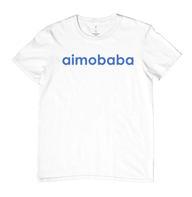 Camiseta Aimobaba 2 masculina branca