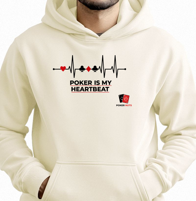 Moletom Capuz Poker Is My Heartbeat