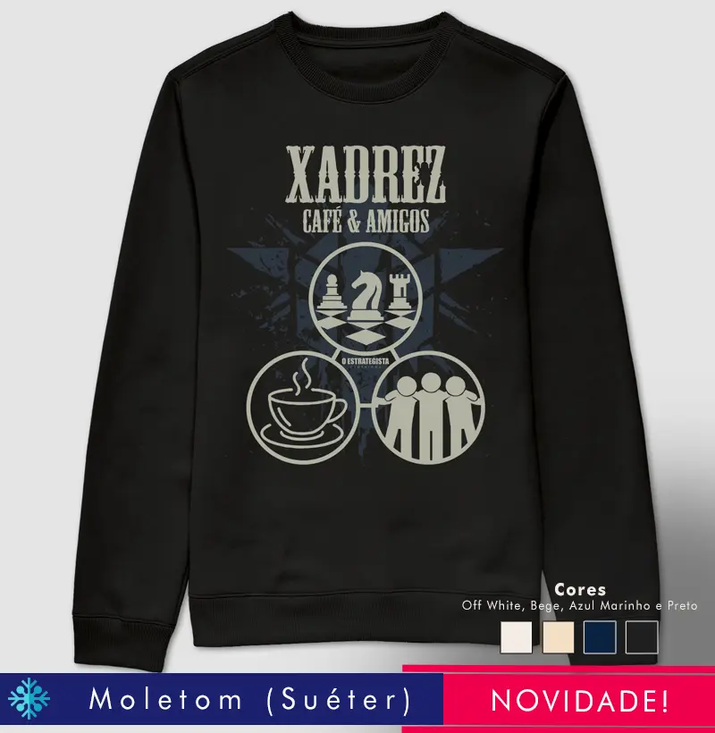 Xadrez, café e amigos