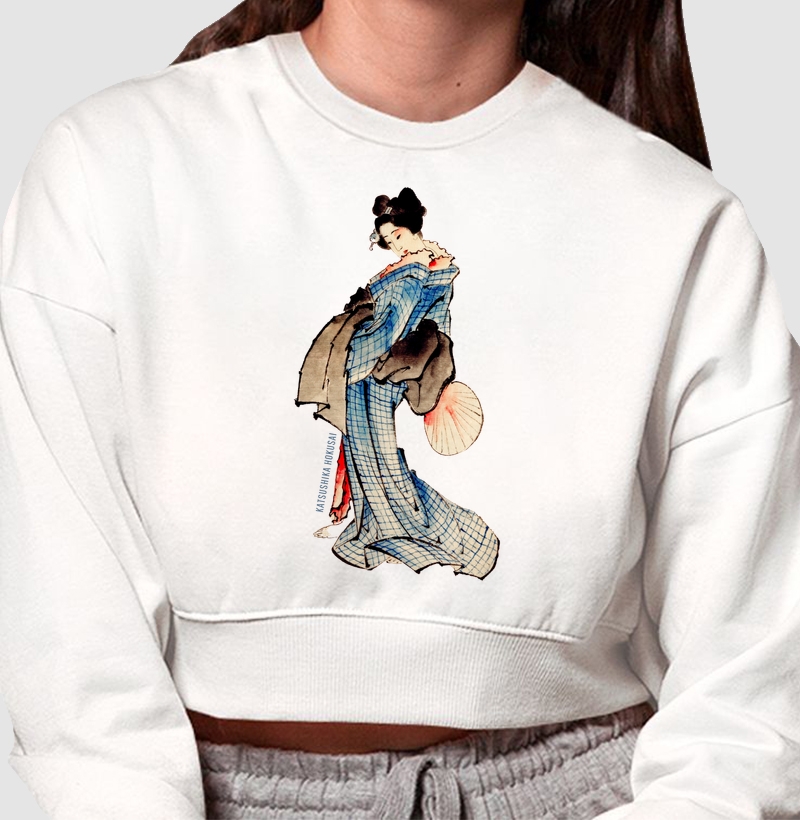 Woman ... Wearing Kimono (1830-1850) - Katsushika Hokusai