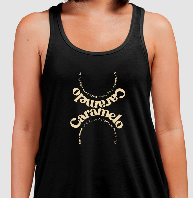 Camiseta Regata Dog Pulse – Estilo Caramelo