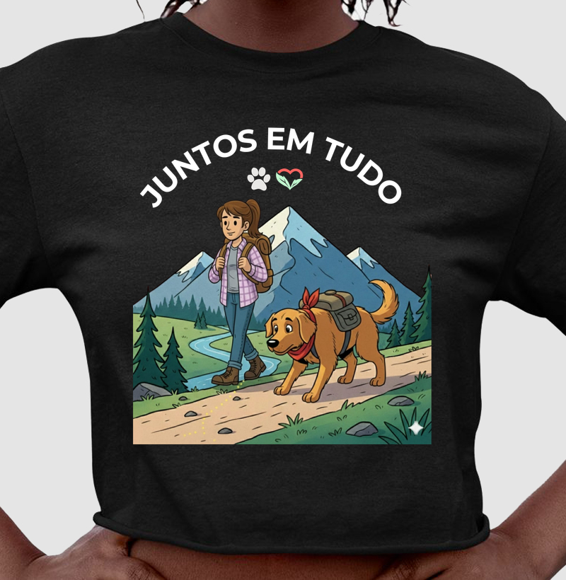 JUNTOS EM TUDO - Mulher - Cropped
