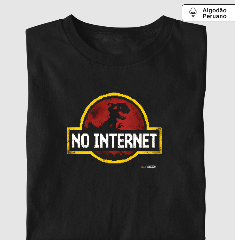 Camiseta Algodão Peruano No Internet