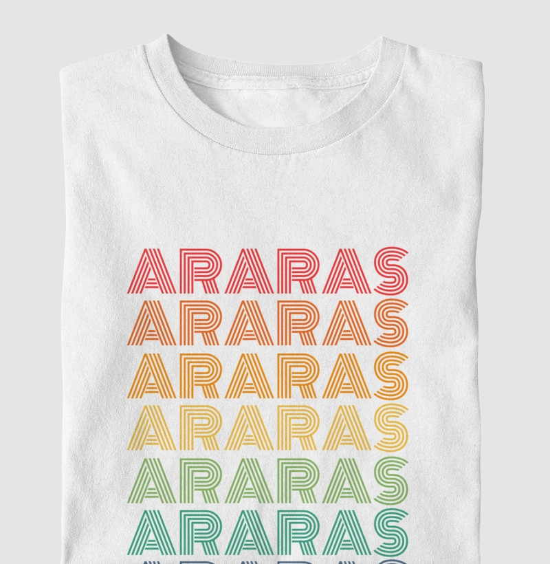 Araras Letreiro Retrô
