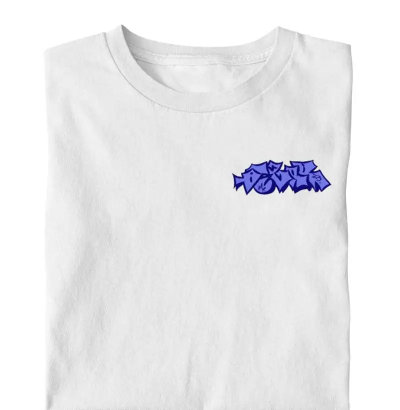 Graffiti blue shot - basic shirt