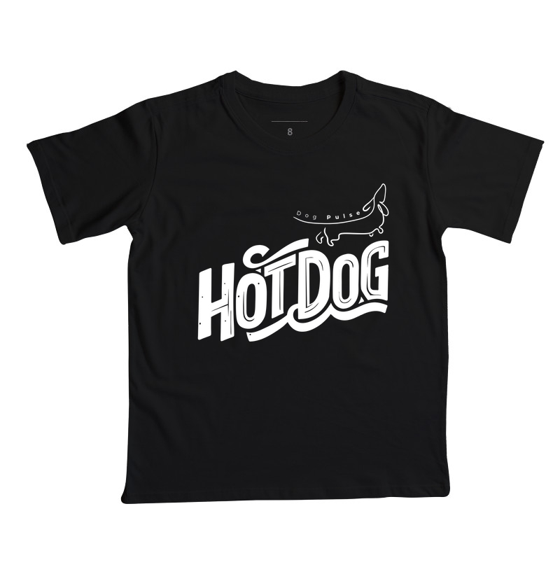 Camiseta Infantil Dog Pulse Hot Dog - Puro Ketchup