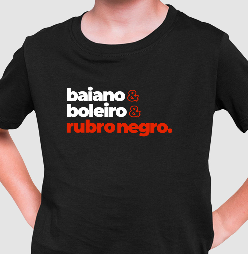 Rubro negro Infantil Masculino