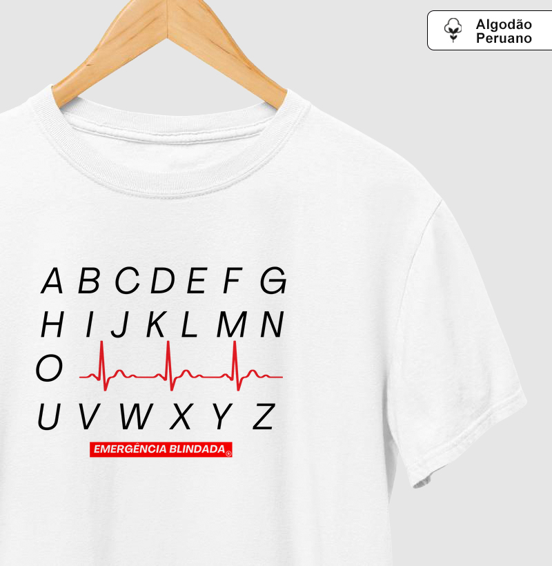 Camiseta Algodão Peruano – P, QRS, T