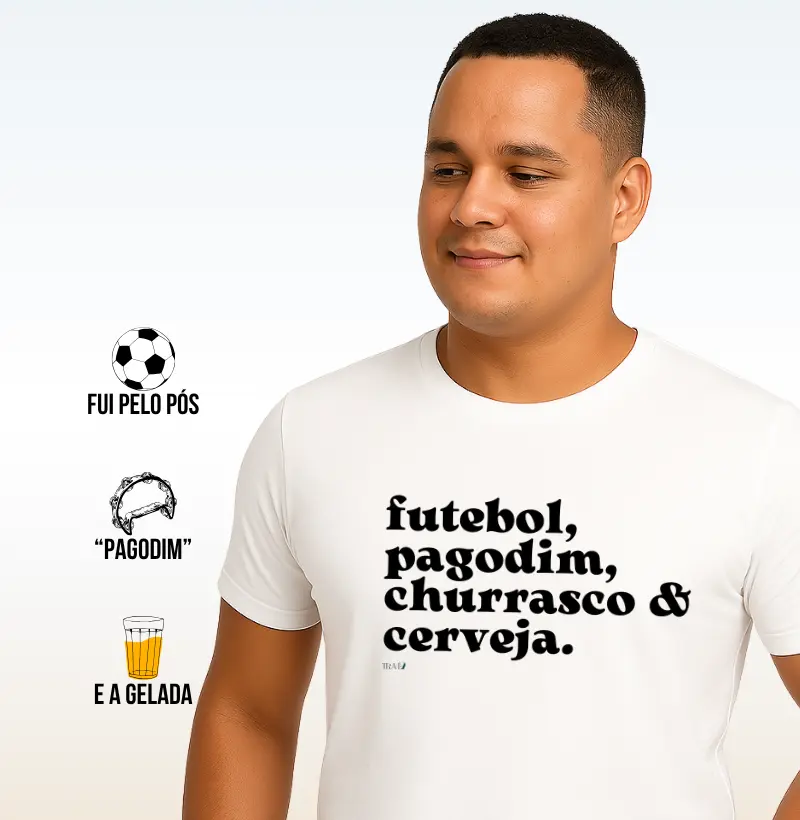 Futebol, pagodim, churrasco & cerveja