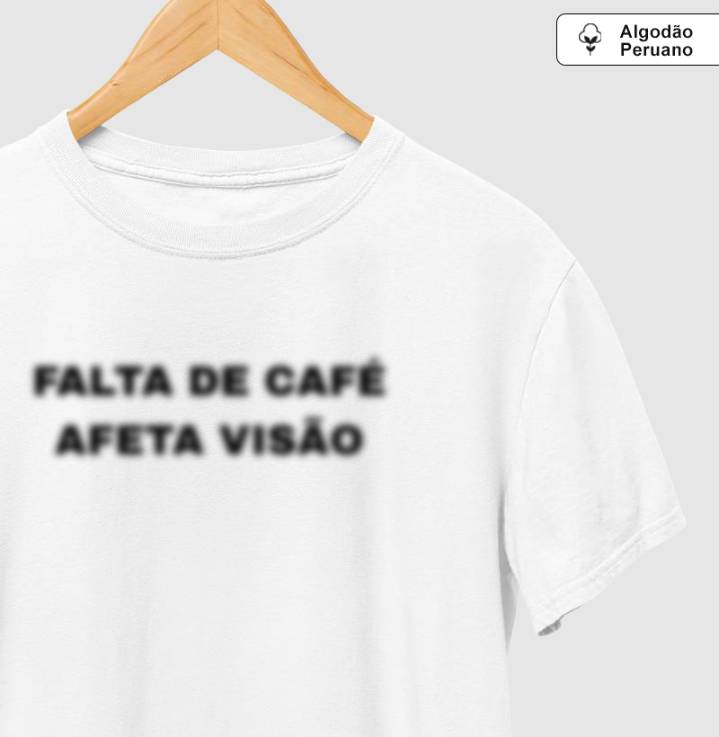 Falta de café afeta visão