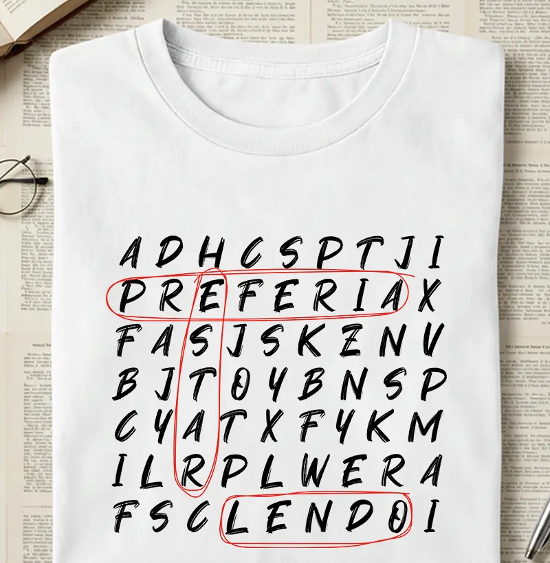 Preferia Estar Lendo Caça Palavras