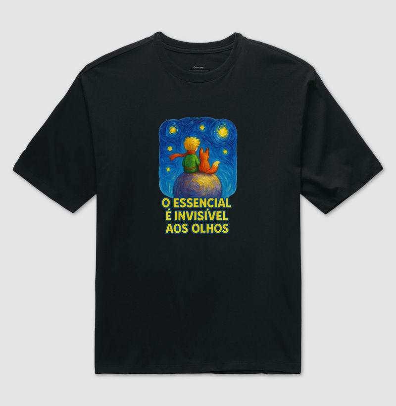 Essencial d pequeno príncipe estilo Van Gogh