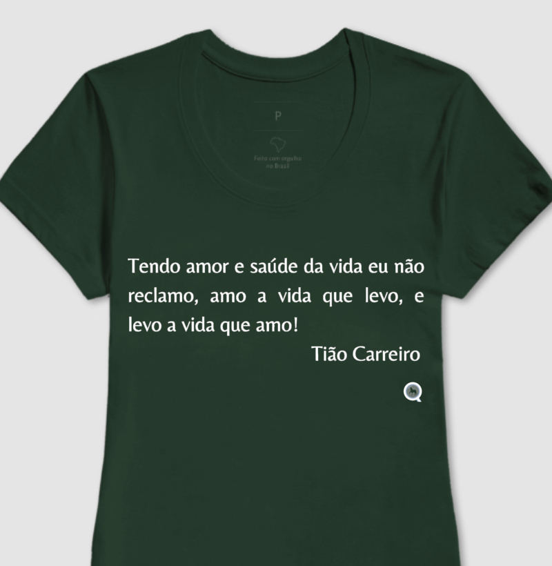 Camiseta Tião Carreiro - Feminino 