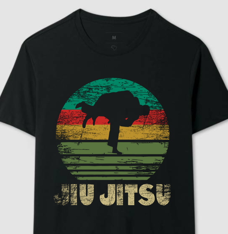 Camiseta Jiu Jitsu & Reggae - Qualidade Reserva