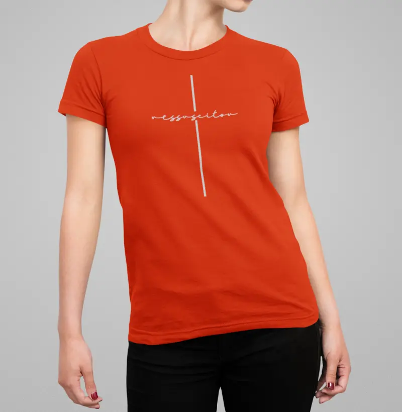 Camiseta Feminina - Ressuscitou - Código: N25D06
