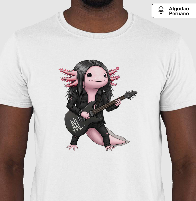 Camiseta Algodão Peruano - AXL, O Metaleiro (01)