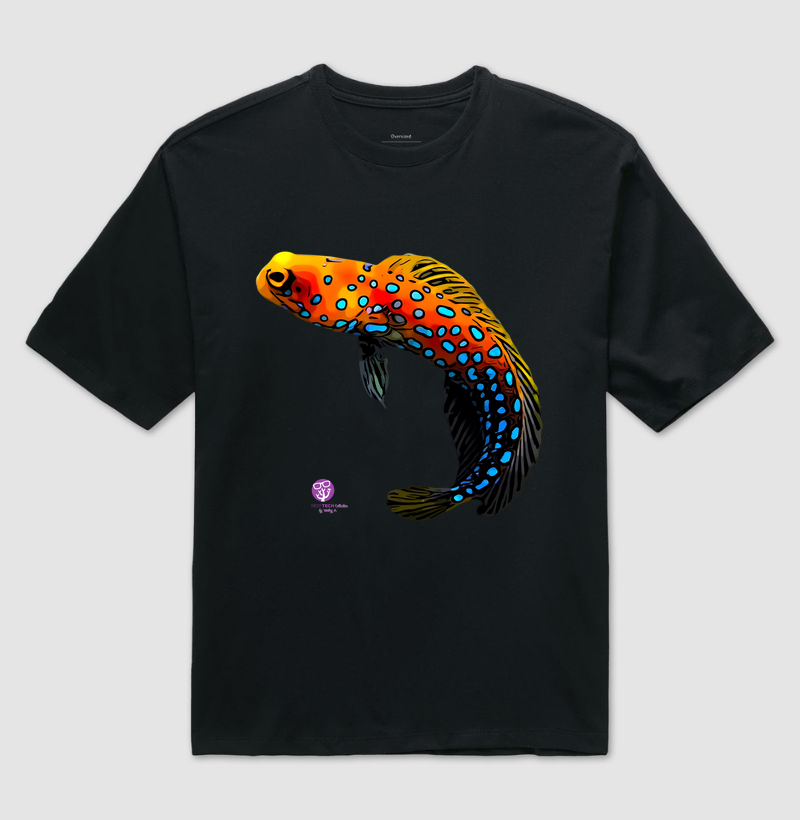Blue Spotted Jaw Fish OVERSIZED