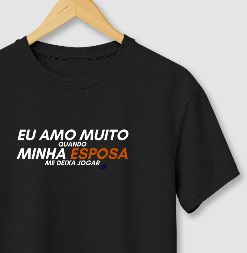 Eu amo muito minha esposa.