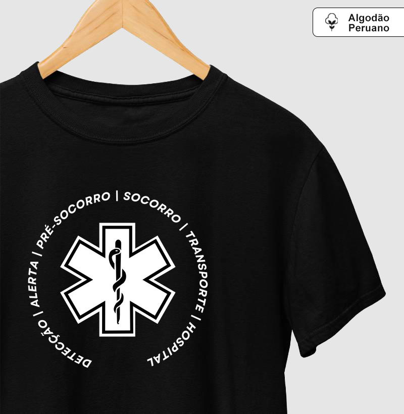 Camiseta Algodão Peruano – Estrela da Vida
