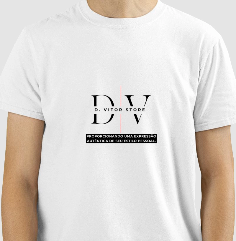 Camiseta T-shirt D. VITOR STORE - Expressão Autêntica