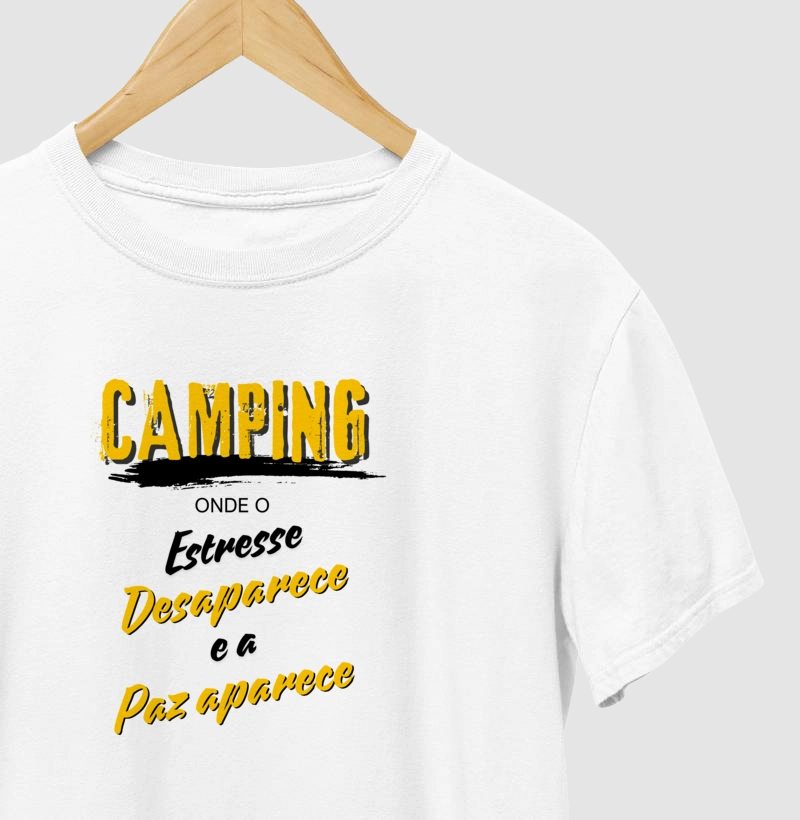 Camping, onde o estresse desaparece e a paz aparece