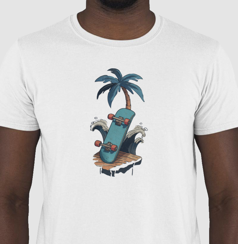 Camiseta Palm Street — Skate na Ilha 