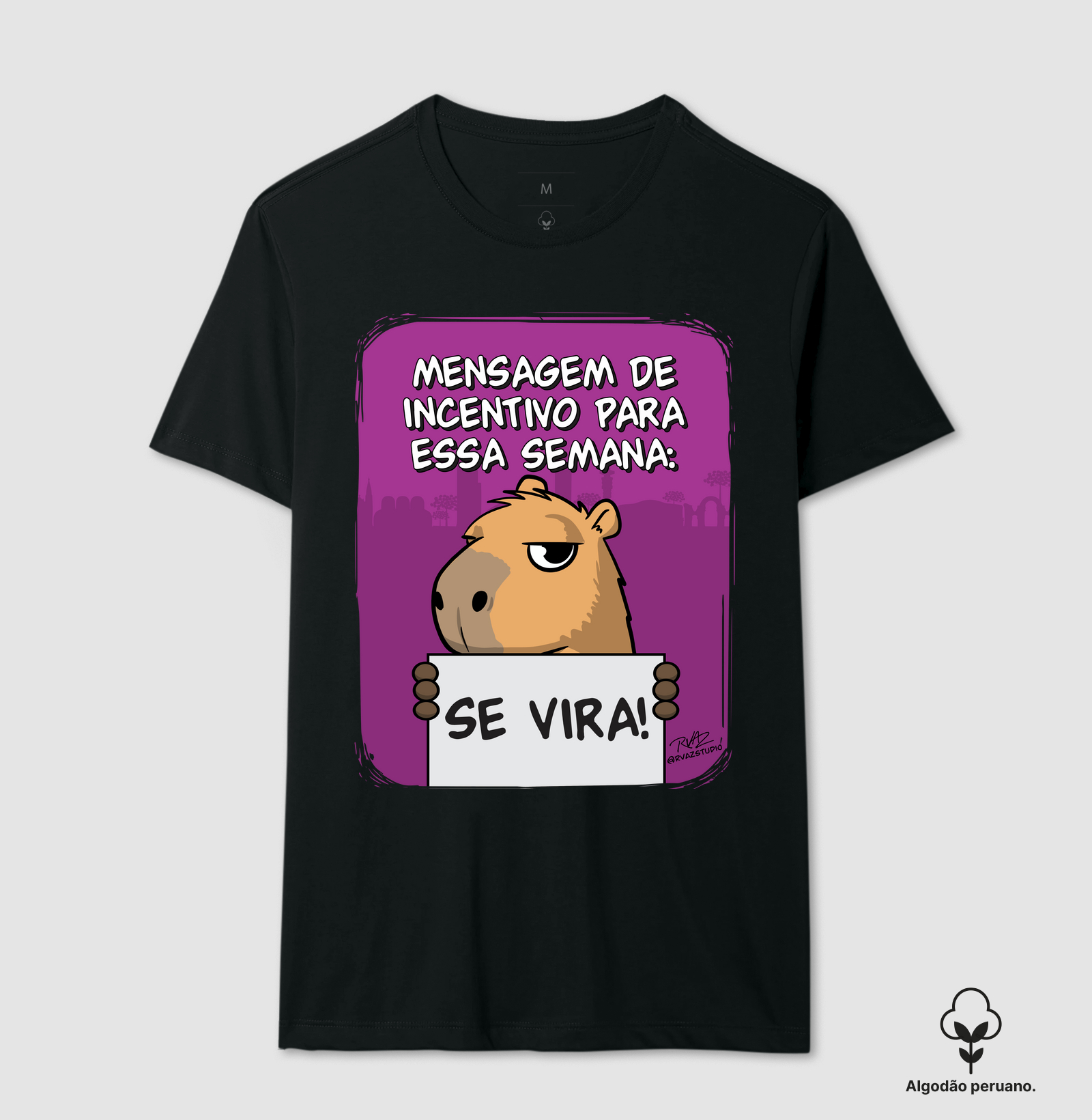 Camiseta Capivara Se Vira