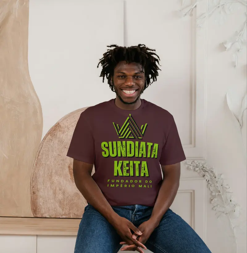 Camiseta T-shirt Sundita Keita Fundador do Império Mali