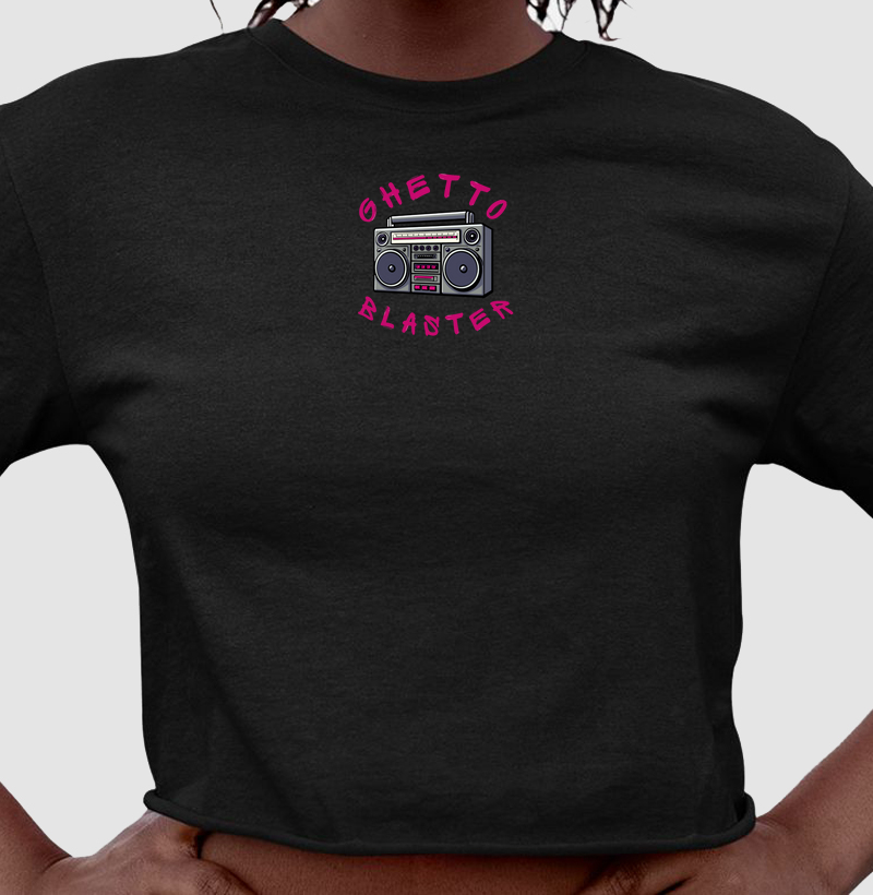 Cropped Ghetto Blaster