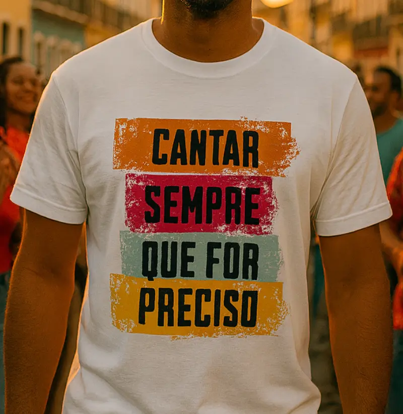 Cantar sempre que for preciso