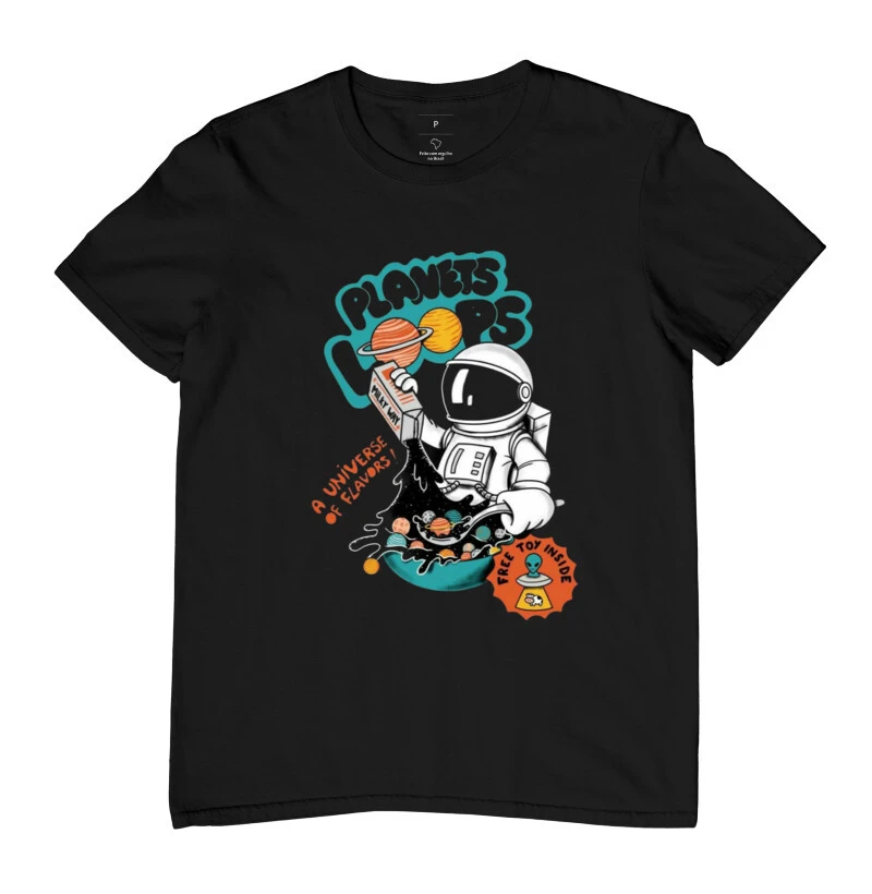 Astronautas Planets - Camisetas Masc. / Fem.