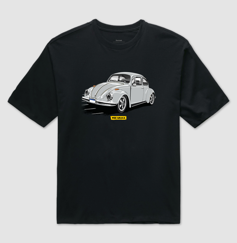 Fusca Cinza Prata
