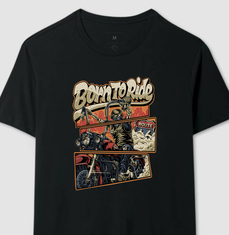 Cartoon Born to Ride