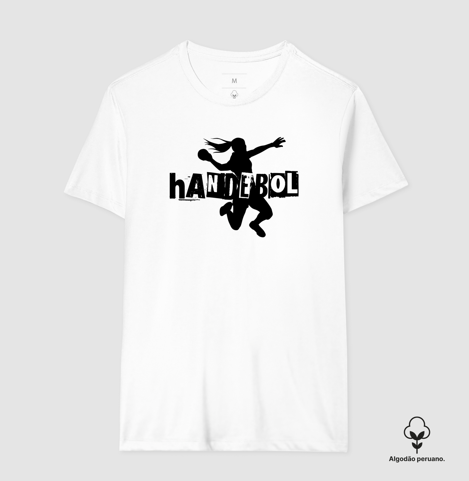 Camiseta AP de Handebol - Jogador Handebol em Graf. Fem.
